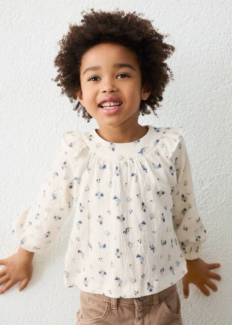 Genser Bambula Printed Cream Anis