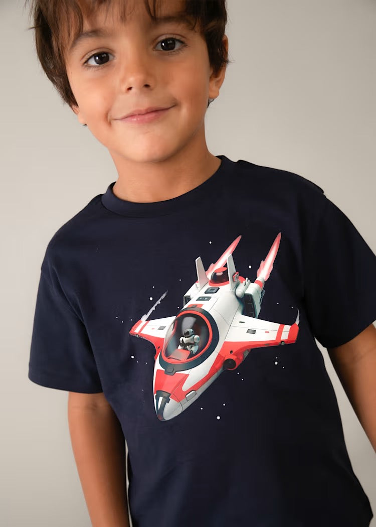 T-skjorte Rocket Navy