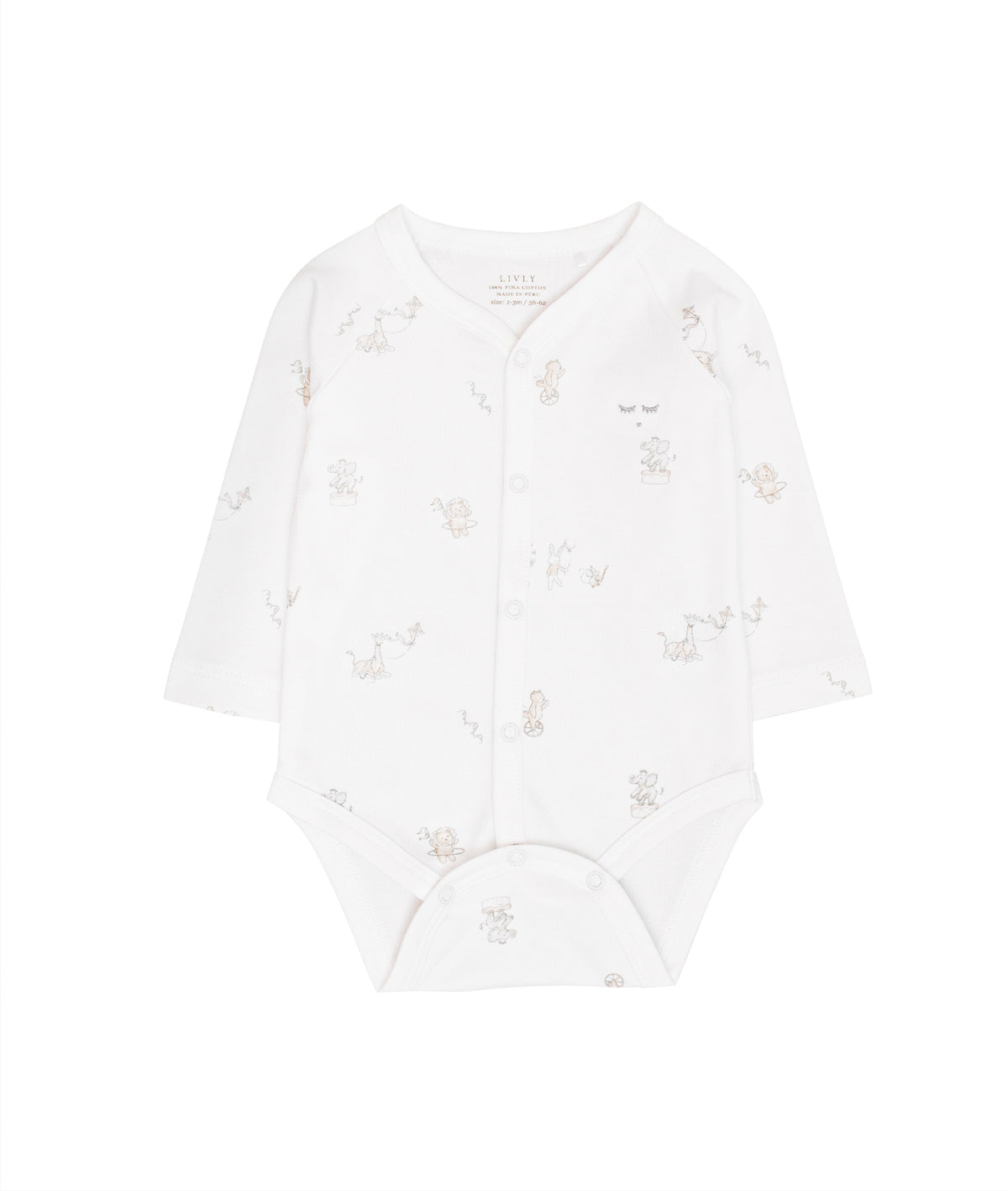 Body Full Snap Celebration Parade White