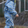 Helårsregndress Hagl Mjuk Blå