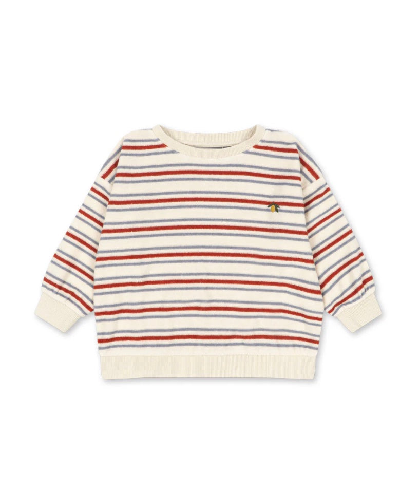 Genser Rib Gots Wind stripe