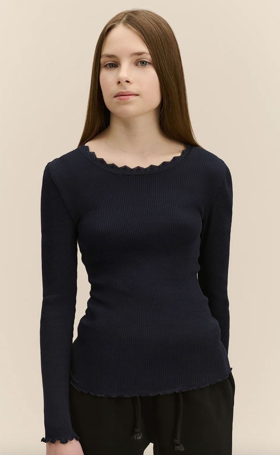 Langermet Balta LS Regular Lace Navy