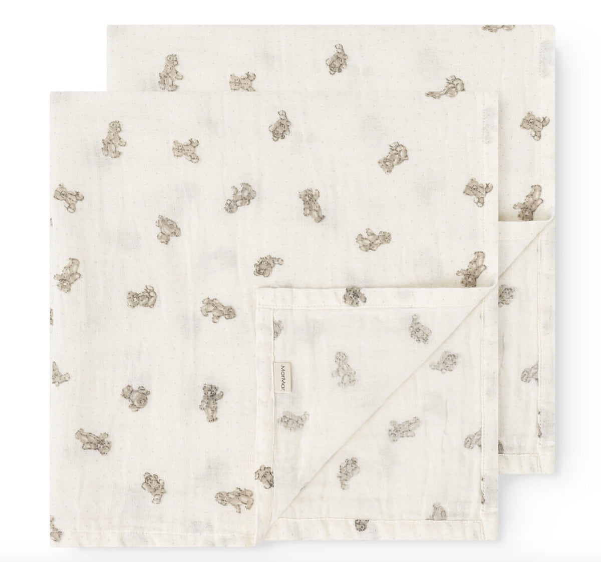 Kluter Ada Muslin 2pk Teddybears