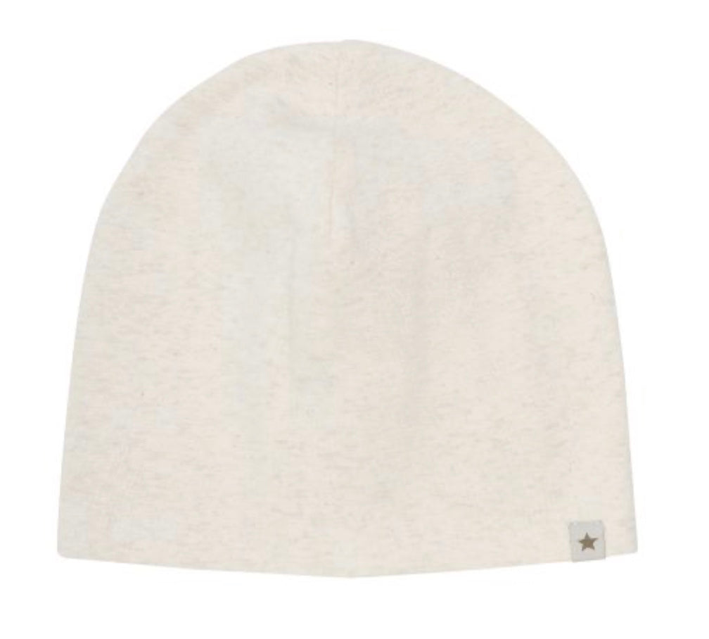 Lue Beanie Melange Rib Light Sand
