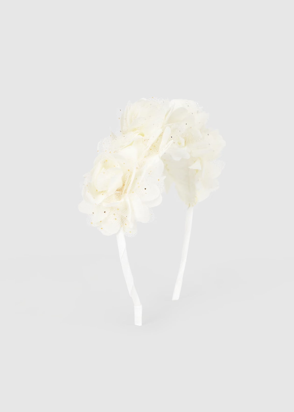 Hårbøyle Flower Offwhite