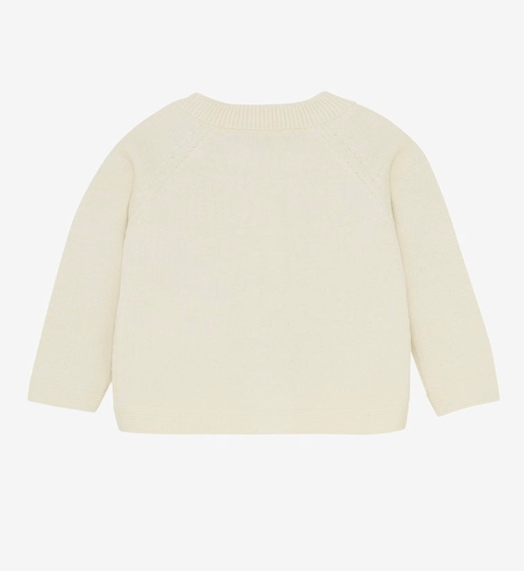 Cardigan Knit Antique White