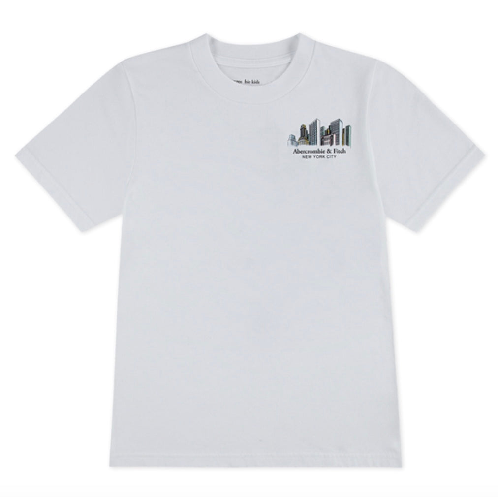 T-skjorte NYC Sketch Bright White