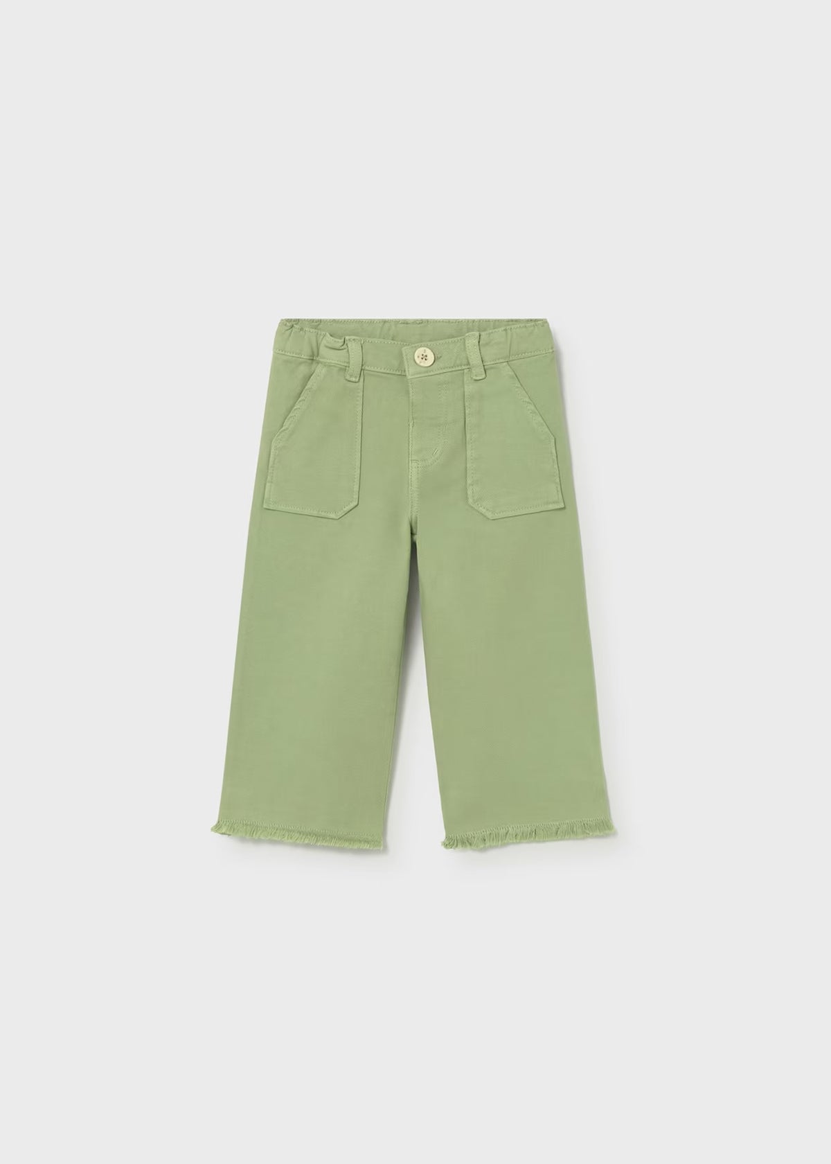 Bukse Twill Loose Basil