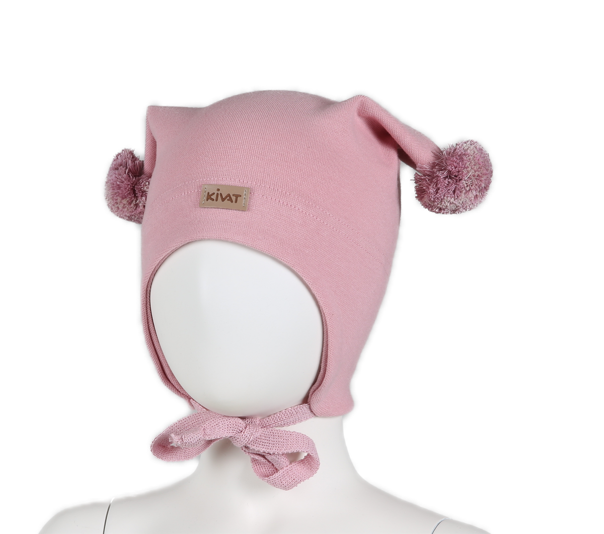 Knytelue Skinnlapp m/dusker Rosa