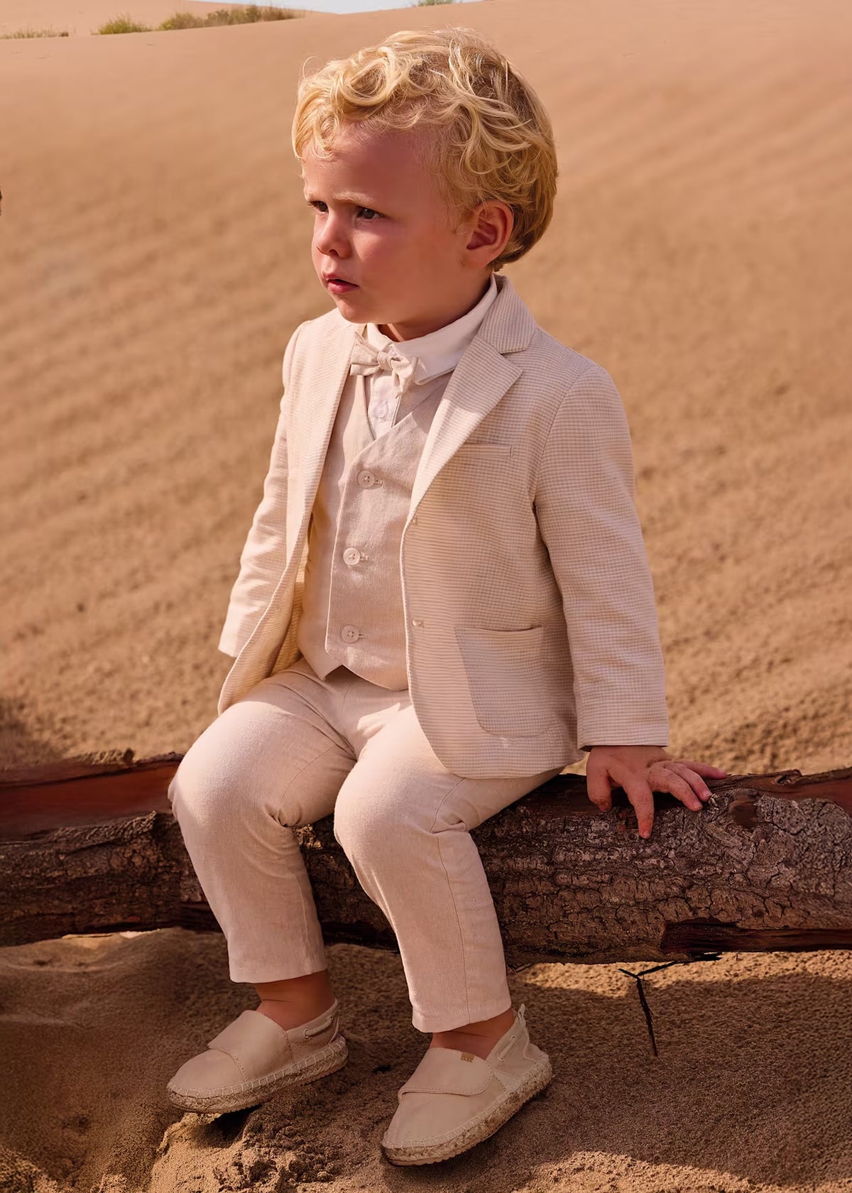 Dressbukse Lin Oat Mixed