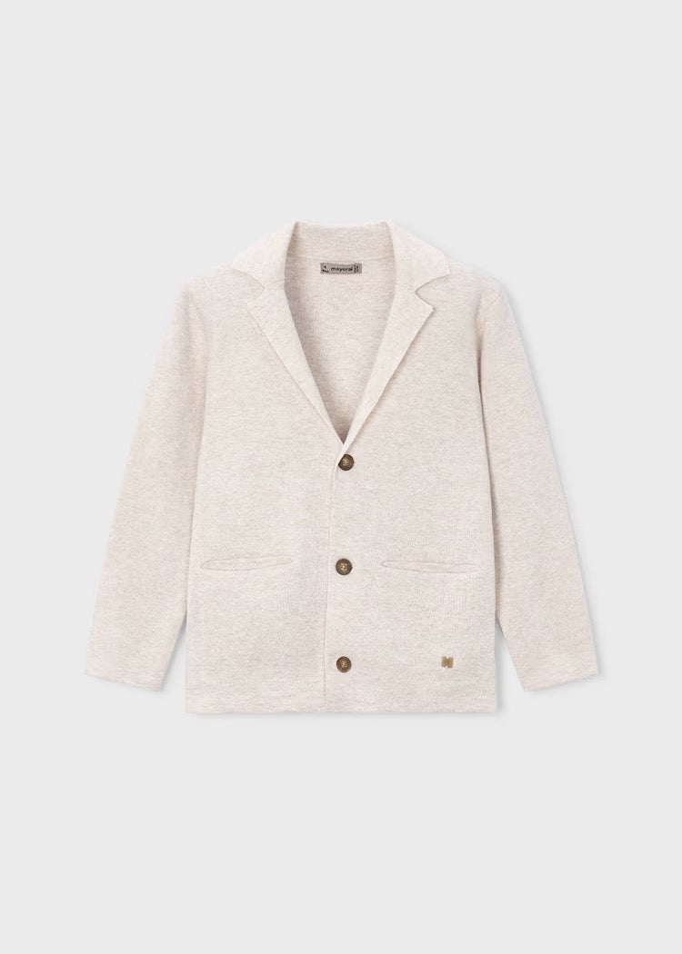 Cardigan Knit Heathered Oat