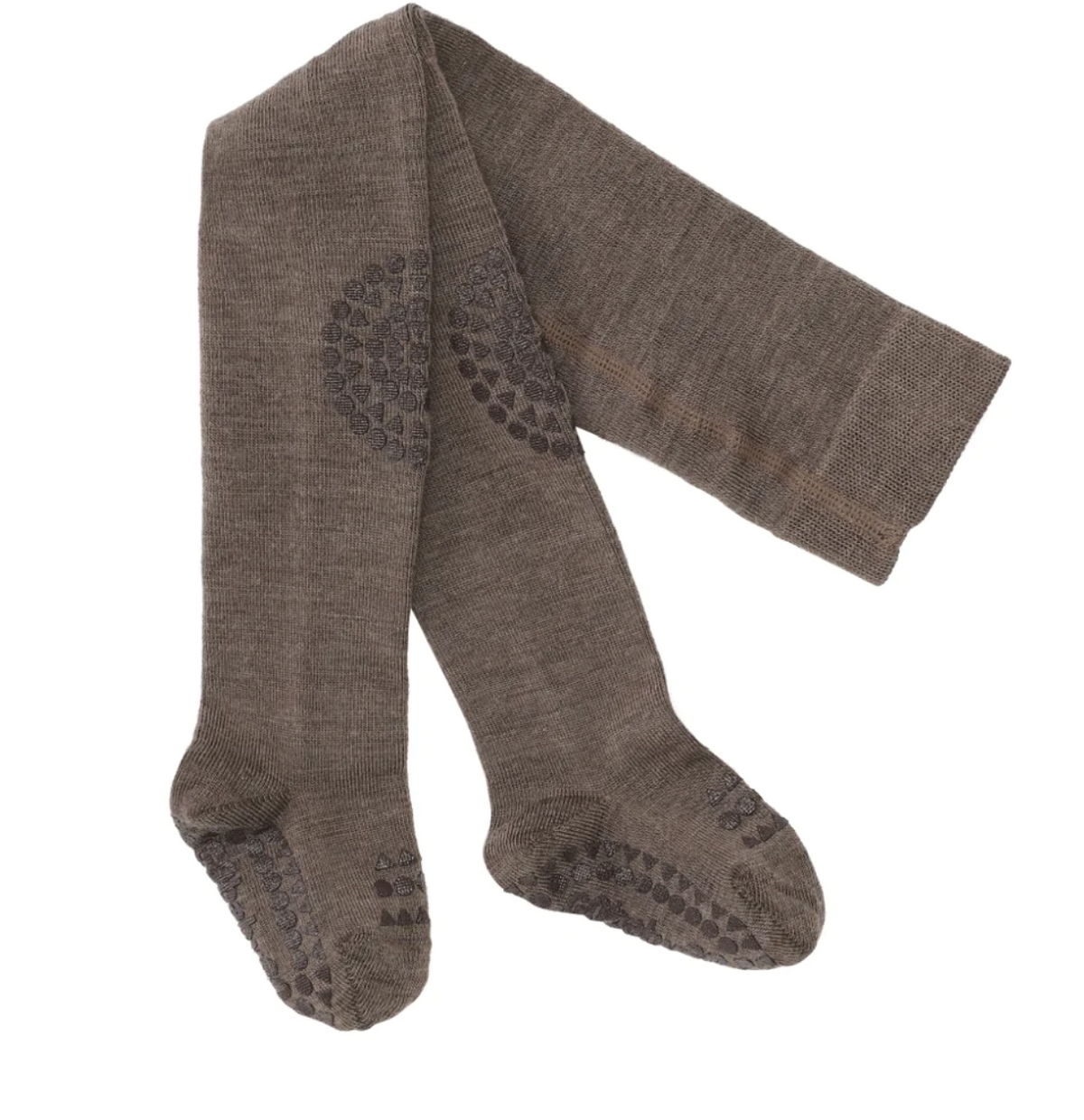 Crawling Tights Wool Brown Melange