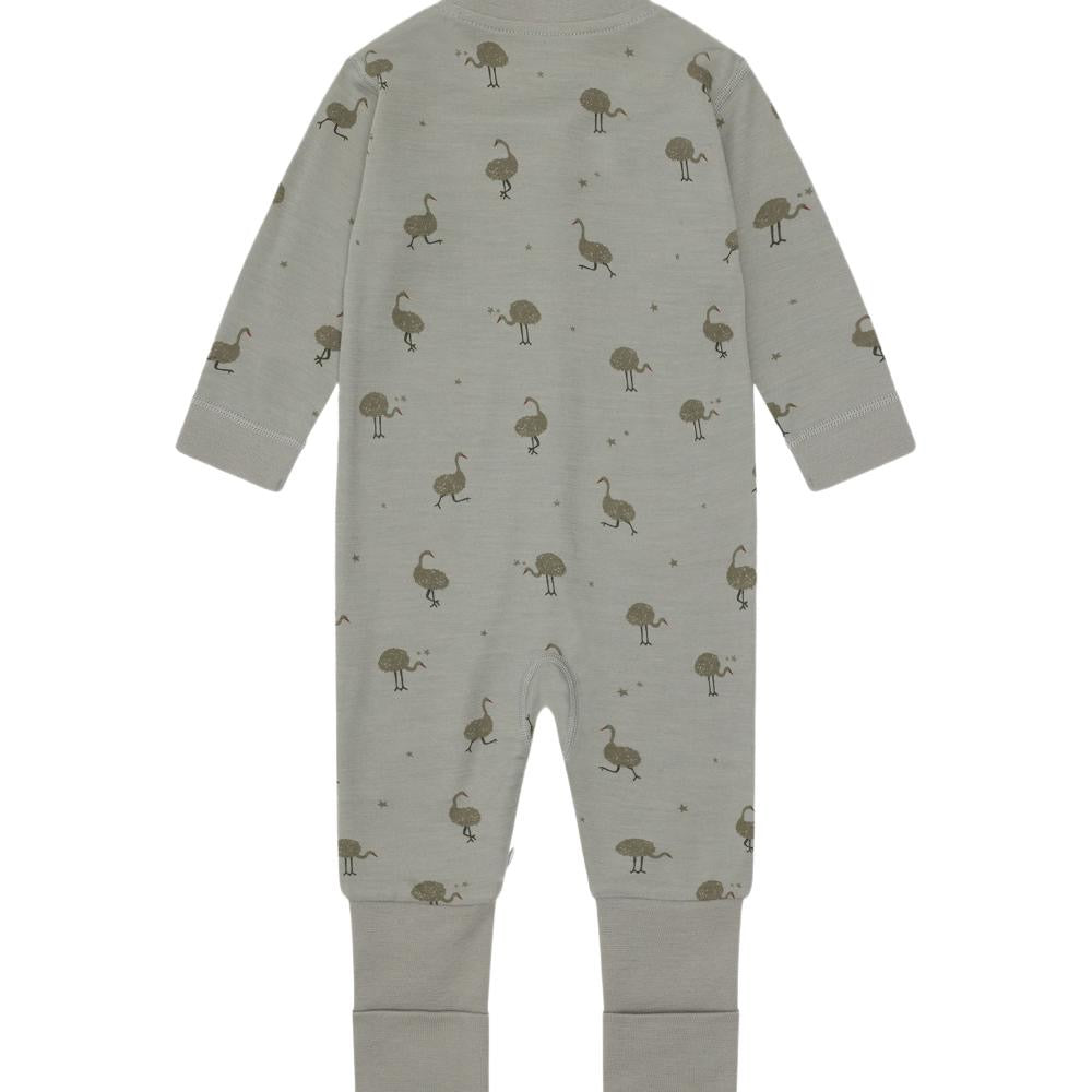 Heldress Manu Zip Ostrich Forest Fog