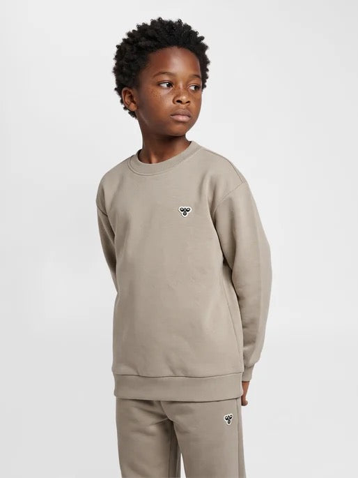 Genser Loose Bee Crewneck Vintage Khaki