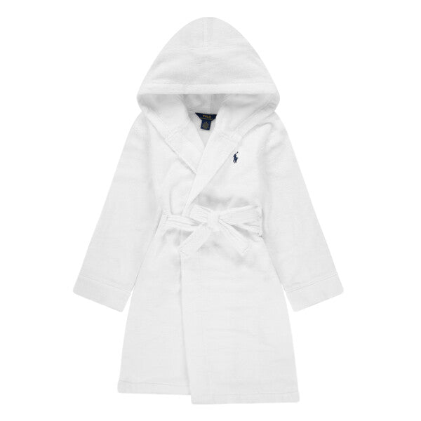 Badekåpe Liten Logo White