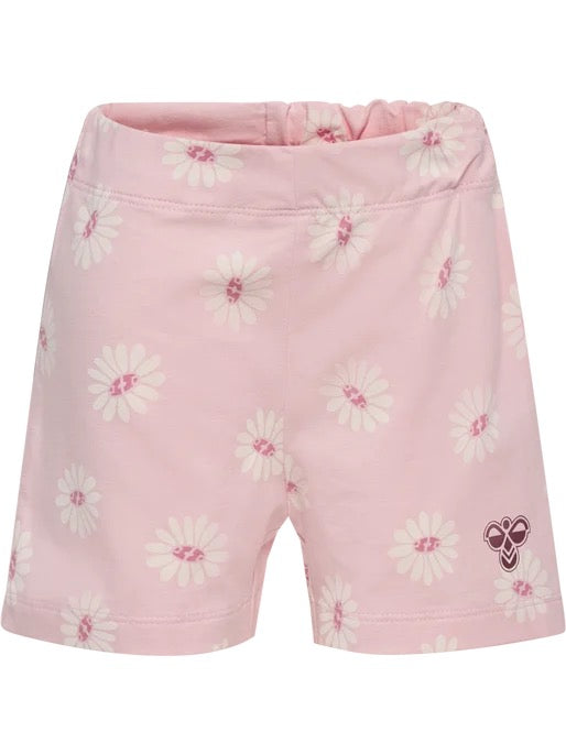 Shorts Loose Flower Pale Lilac
