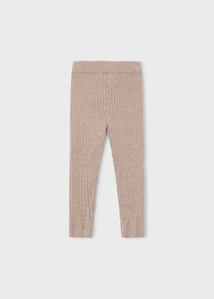 Leggings Knitted Bow Mole Melange