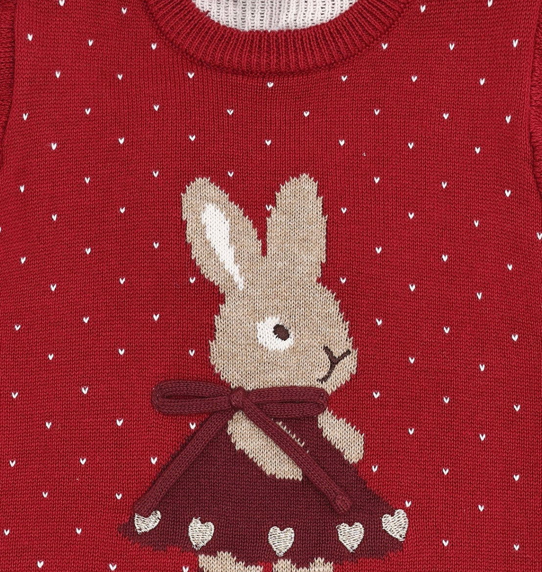 Vest Vilma Bunny Teaberry