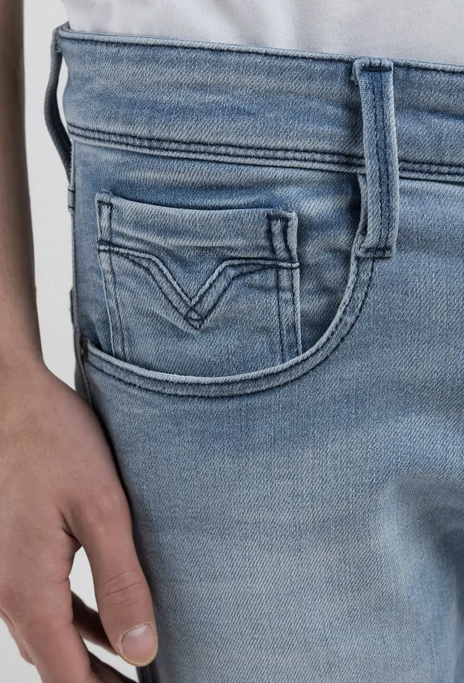 Jeans Anbadd Slim-Fit Light Blue