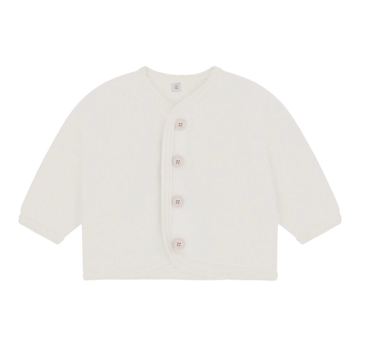 Jakke Wool Fleece Buttons Tofu
