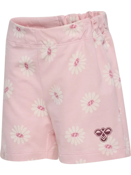 Shorts Loose Flower Pale Lilac