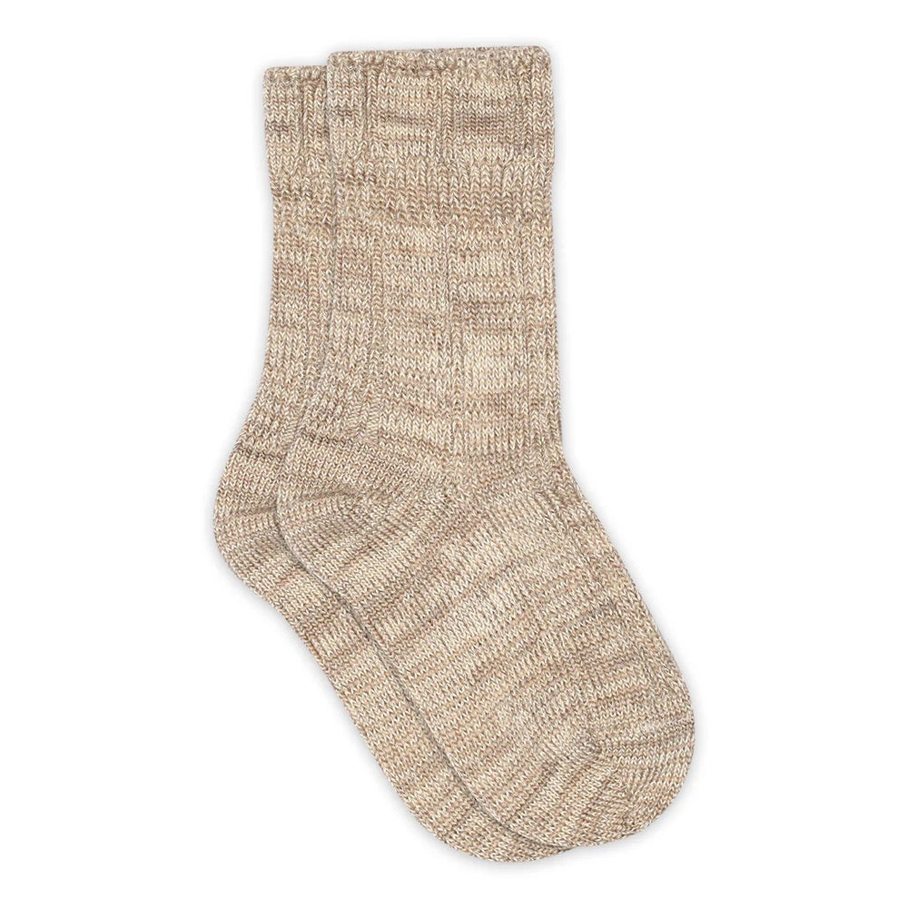 Sokker Bee Ull Light Brown Melange