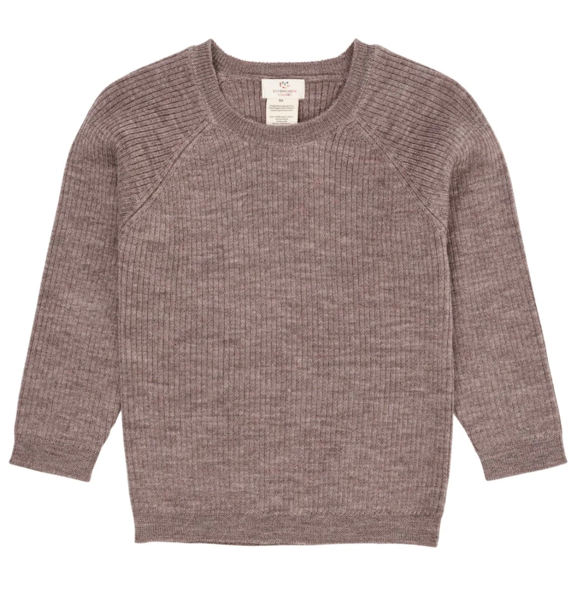 Genser Merino Classic Rib Natural Melange