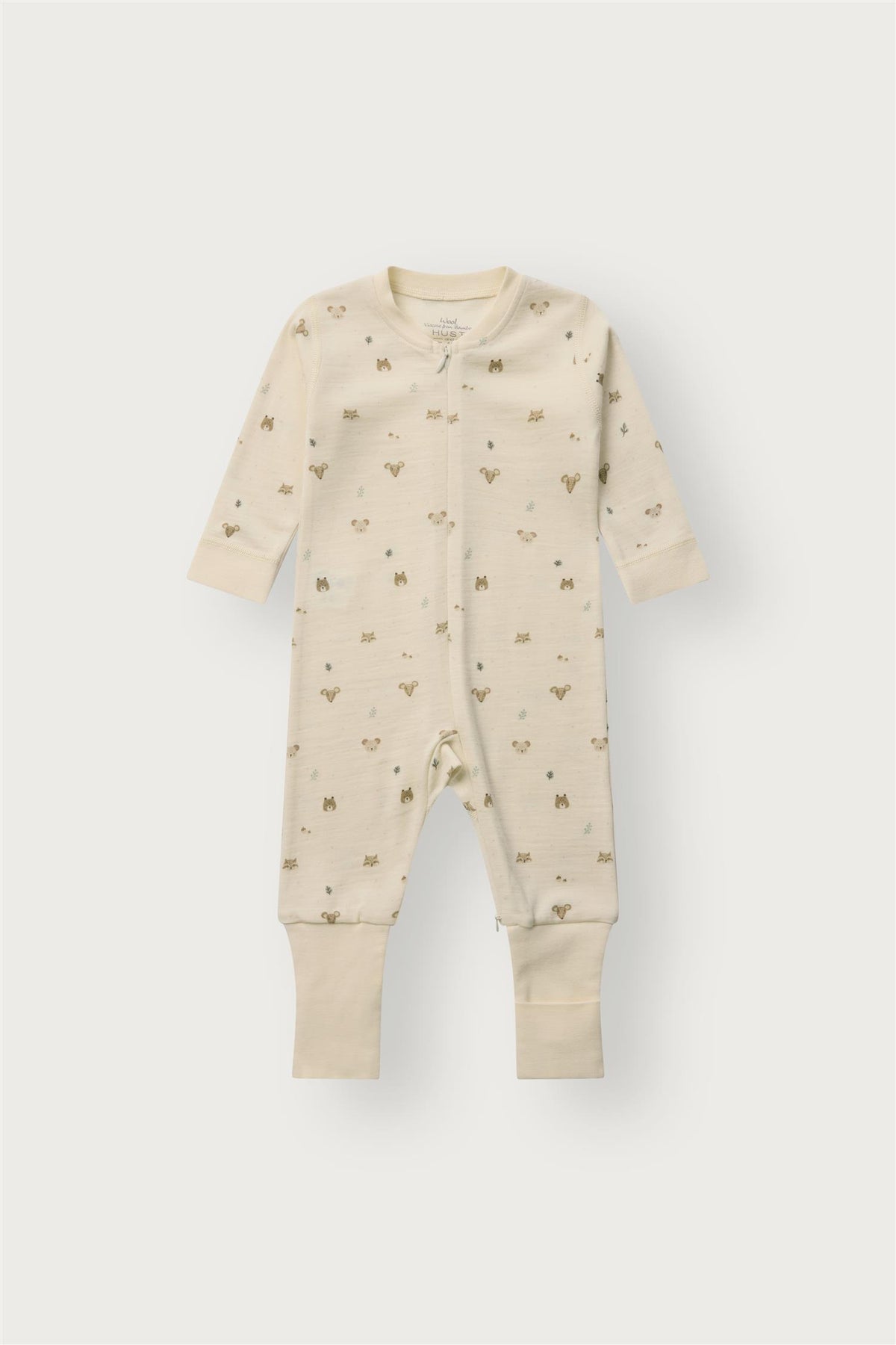Heldress Manu Zip Ull Forest Off White