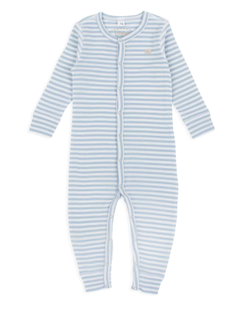 Ullpysj Striper Lyseblå