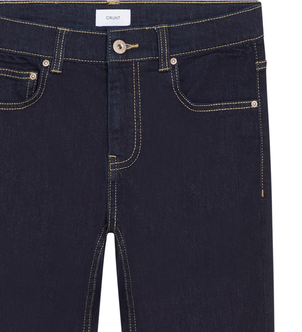 Bukse Rebel Straight Raw Blue