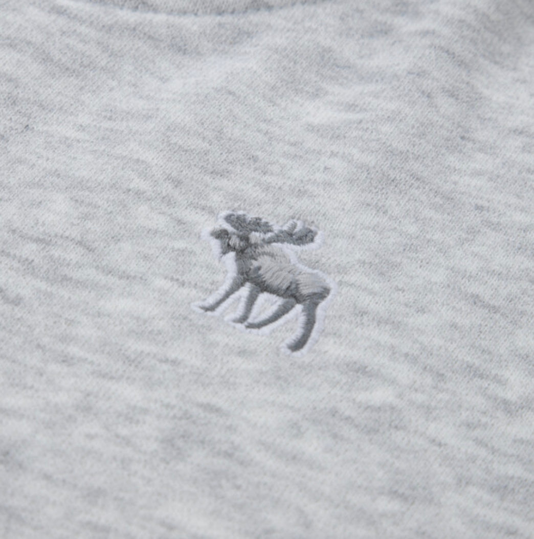 Hettejakke Full-zip Light Grey Heather