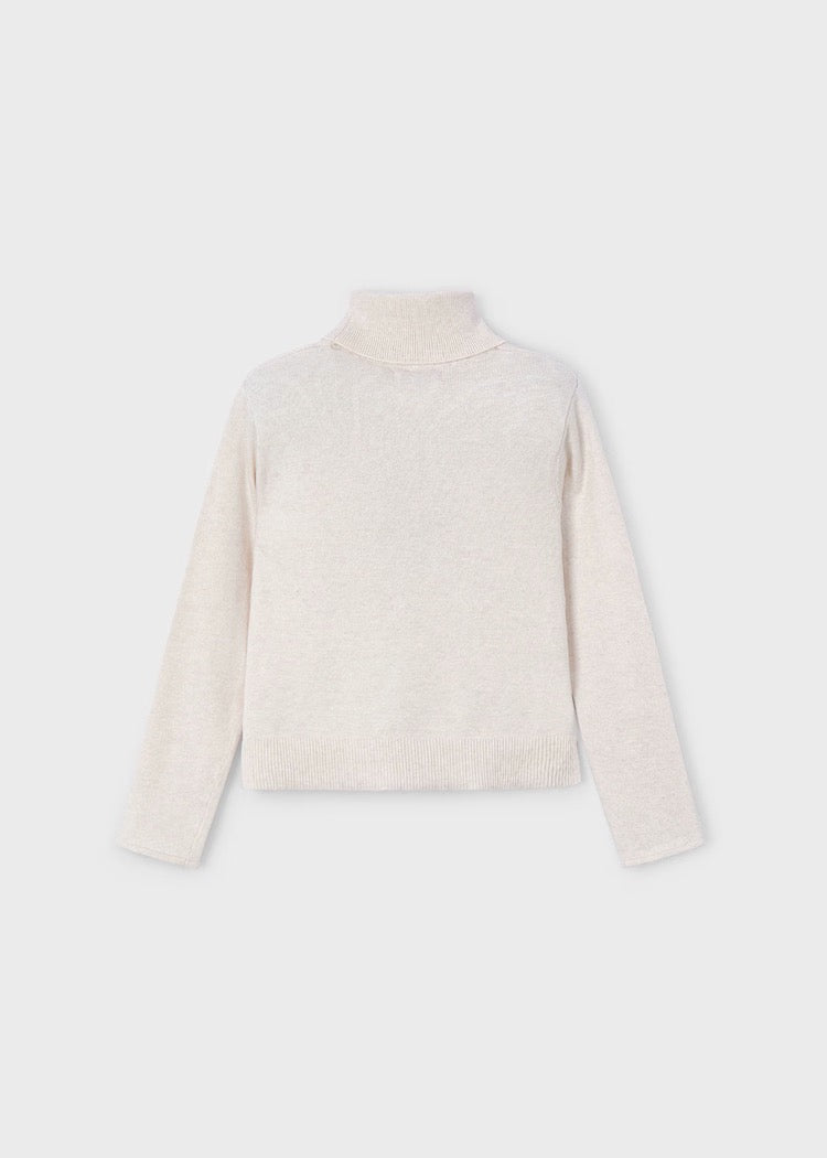 Genser Basic Turtleneck Sand