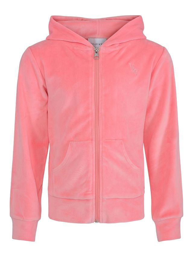 Jakke Hermine Velour Coral