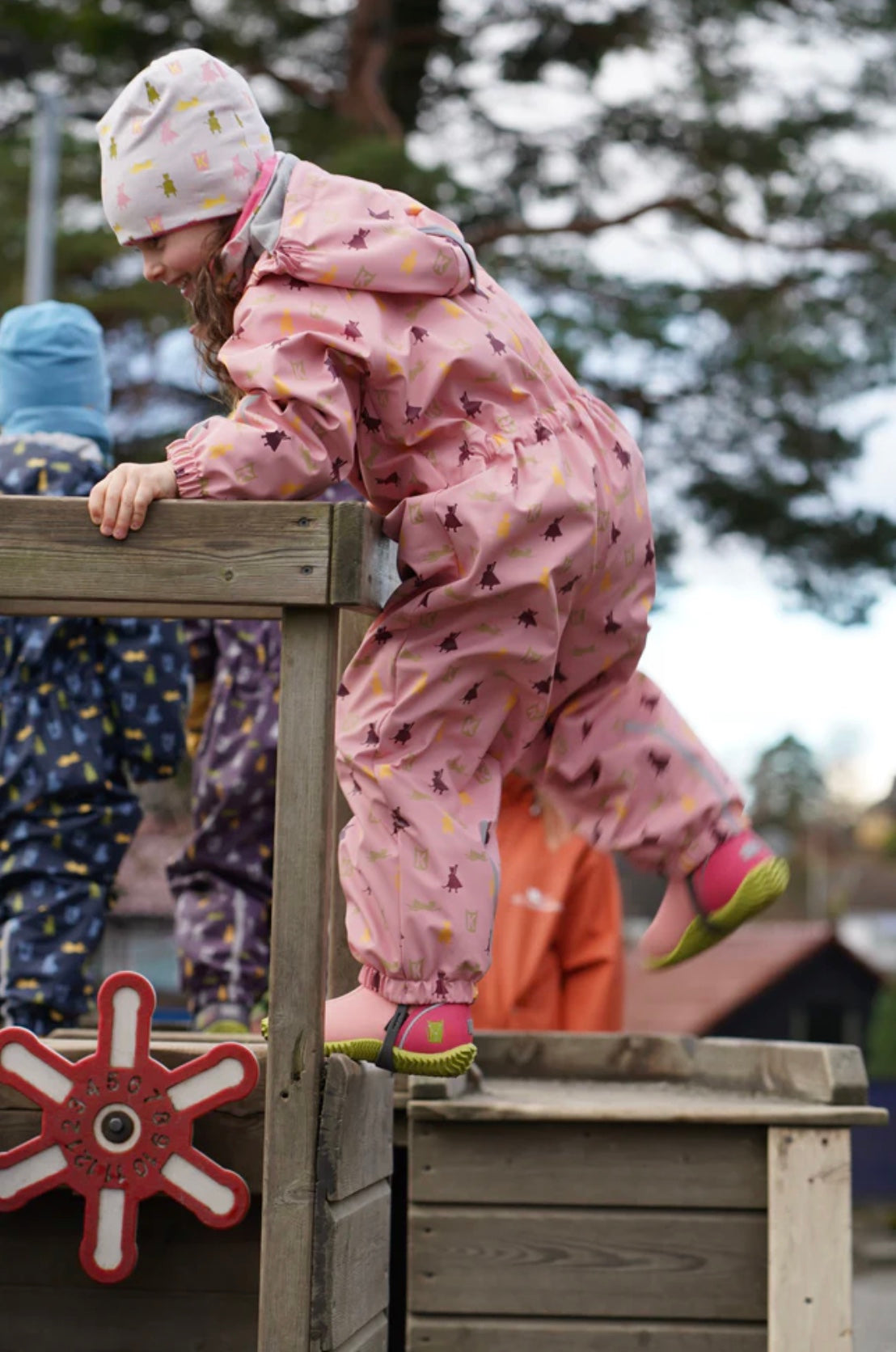 Helårsregndress Hagl Rosa Krystall