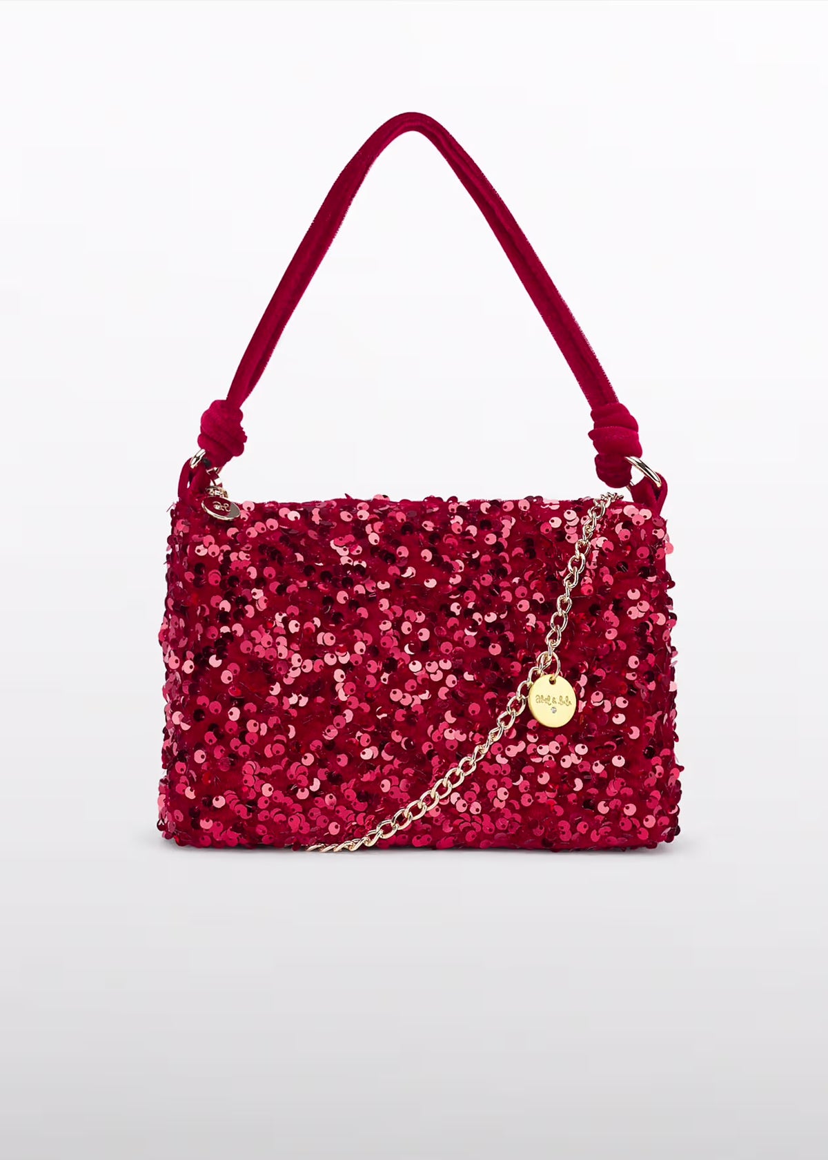 Veske Sequin Red
