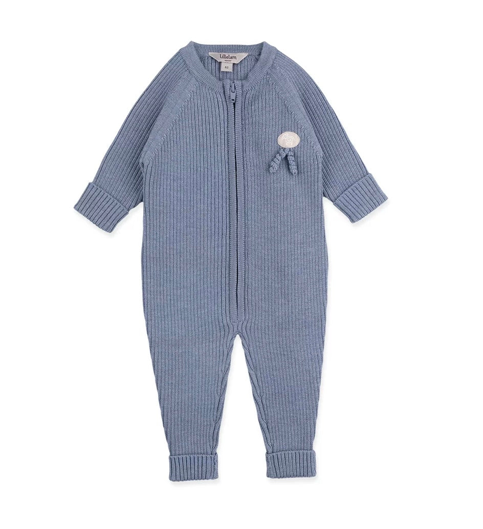 Sparkedress Ribb Mellomblå