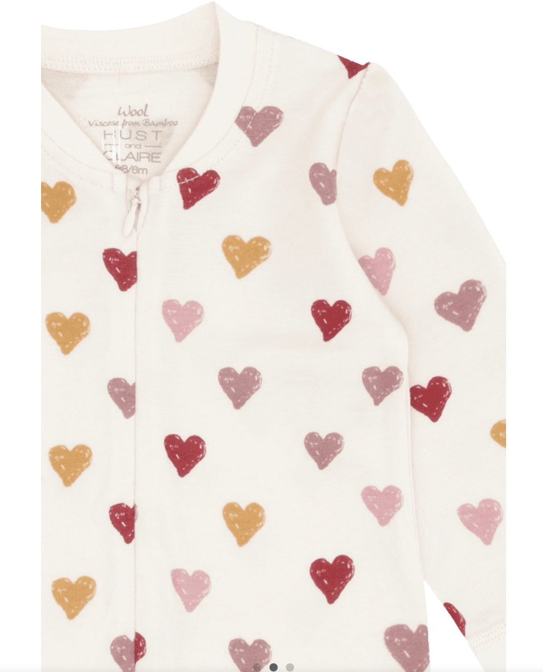 Heldress Manu Hearts Puff Off White