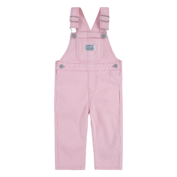 Bukse Overall Stripes Bright White