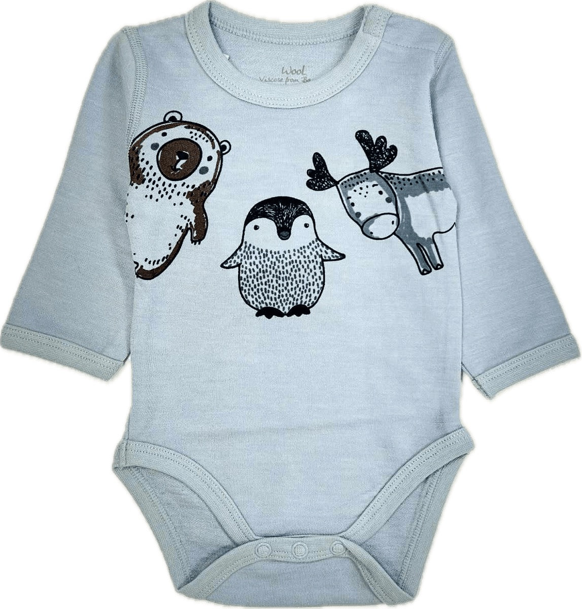Body Baloo Animals Baby Blue