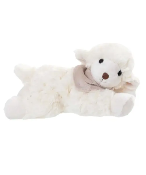 Kosebamse Lazy Lefty 25cm Offwhite