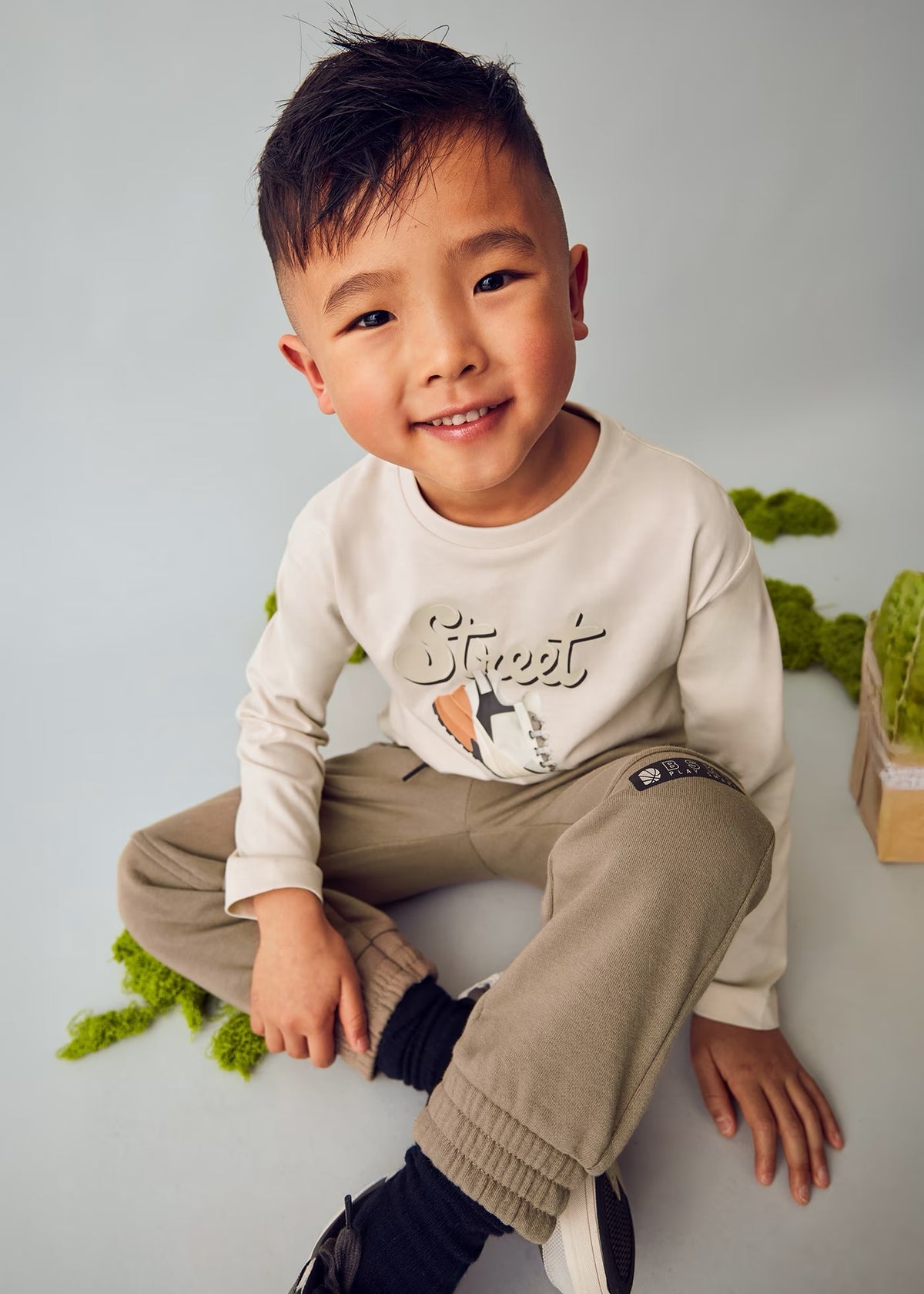 Joggebukse Joggers Fleece Tahini