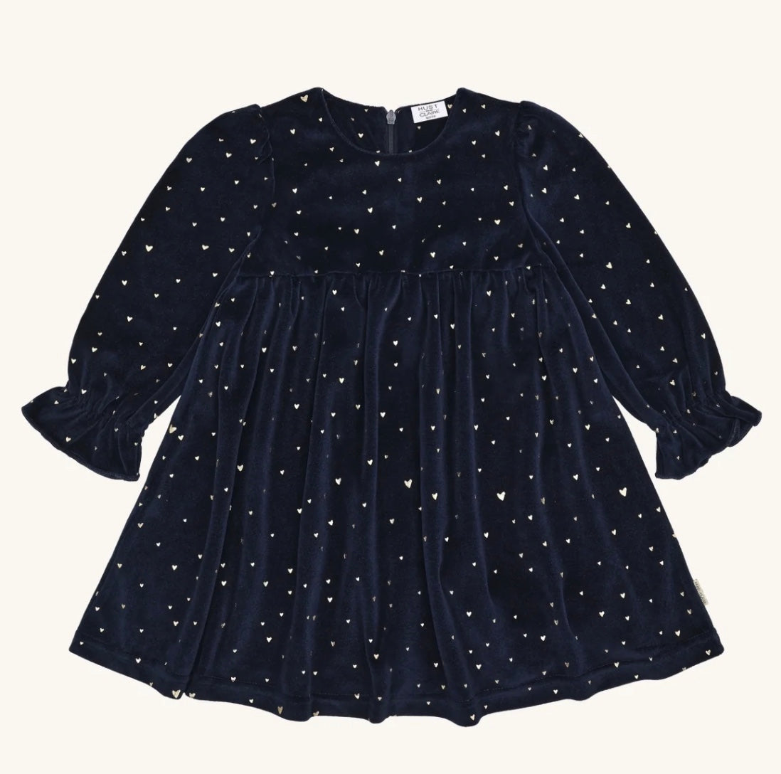 Kjole Donna Gold More Navy