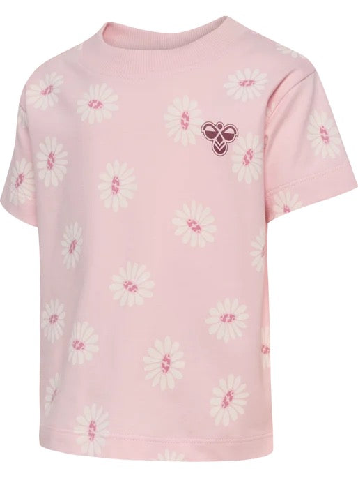 T-skjorte Loose Flower Pale Lilac