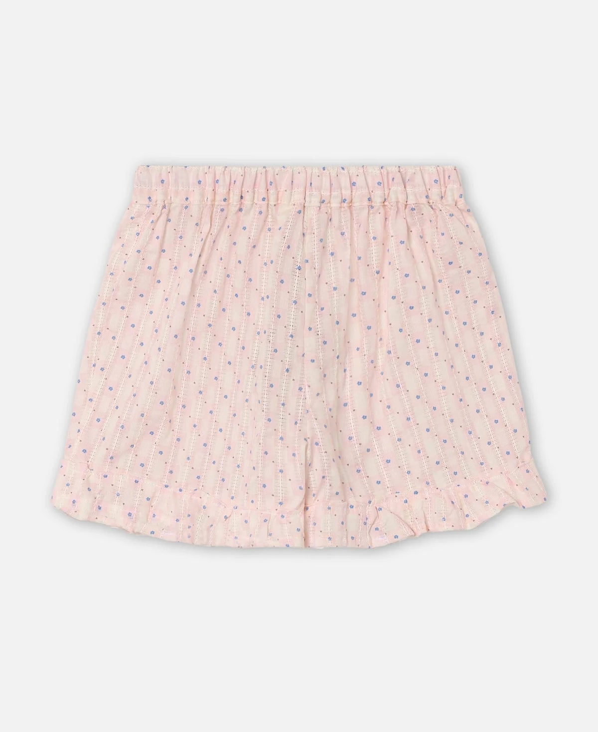 Shorts Zorro Ruffle Chalk Pink Check Top