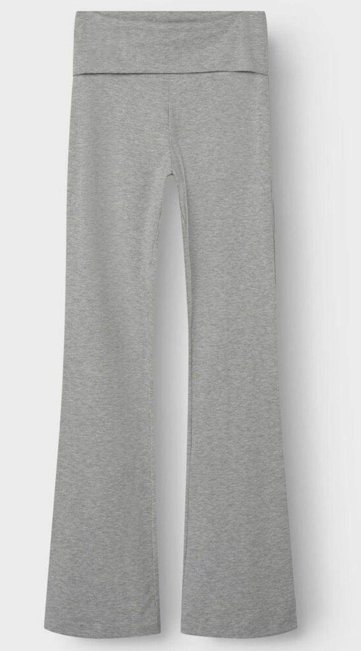 Bukse Bootcut Light Grey Melange