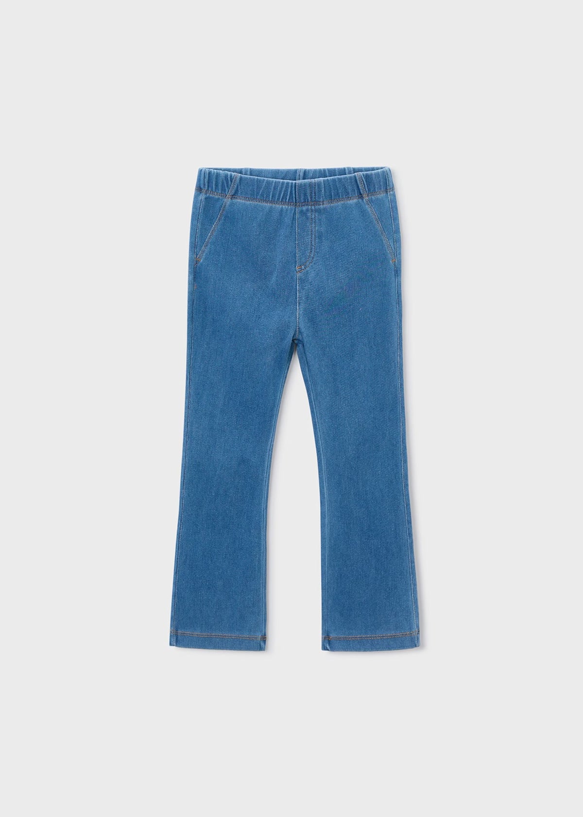 Leggings Flare Denim Medio