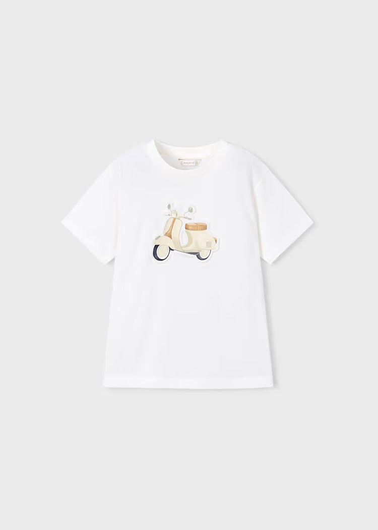 T-skjorte Motorbike Cream