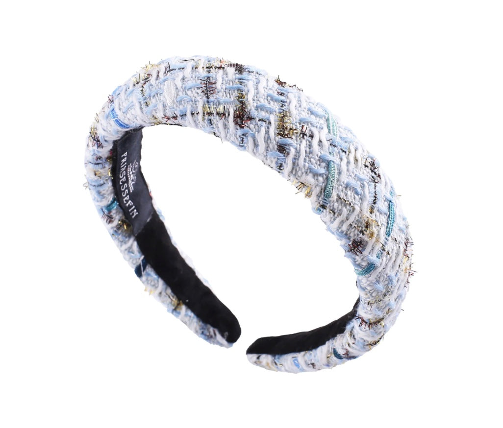 Hårbøyle Helena Tweed Blue