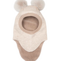 Balaclava Alpaca Rompoms Sand Melange