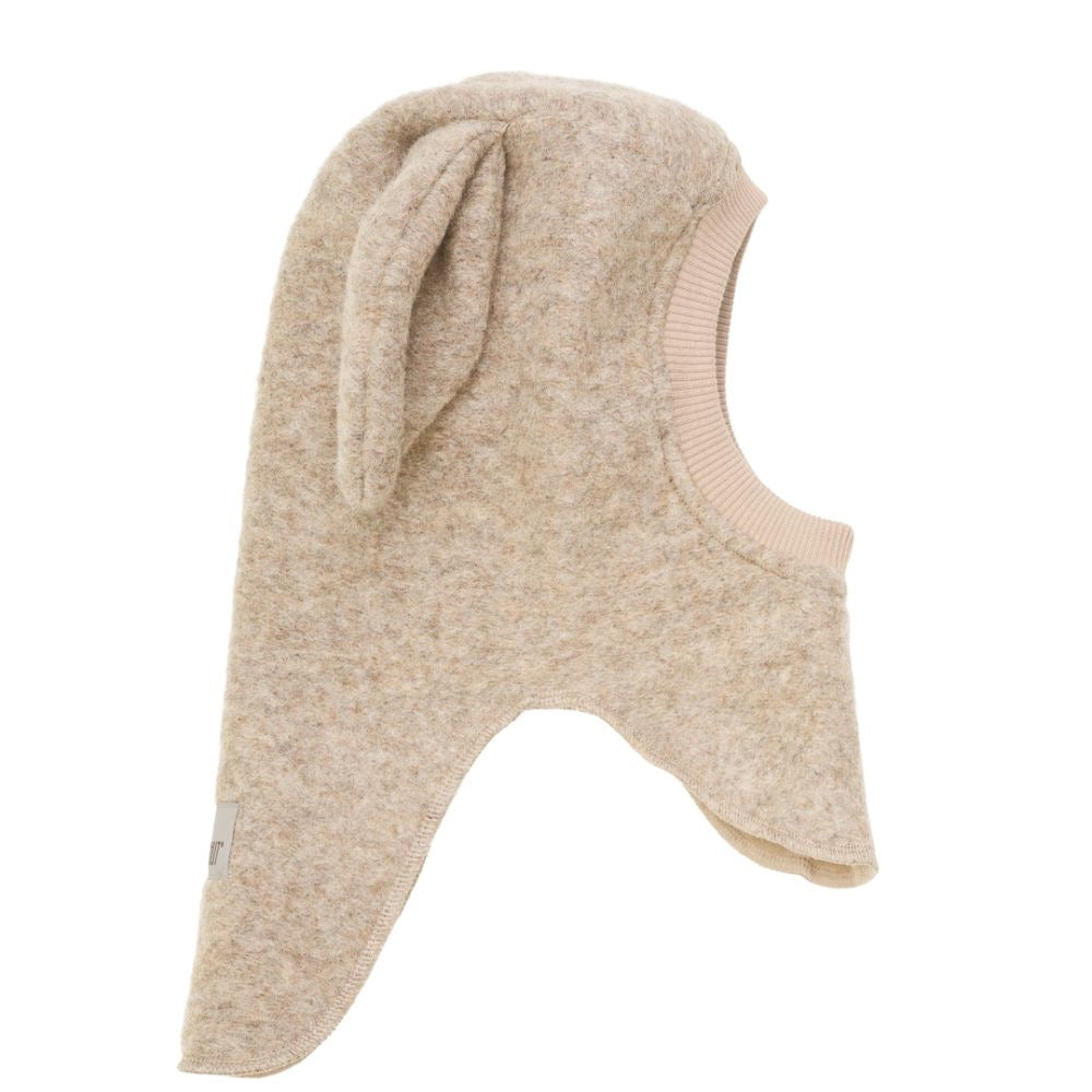 Balaclava Ears Wool Sand Melange
